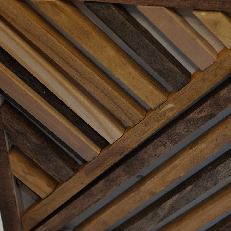 Geometric Wood Design Wall Art
