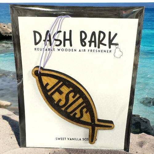 DashBark Custom Wooden Car Air Freshener - Eco-Friendly, Personalized Scents for Vehicles