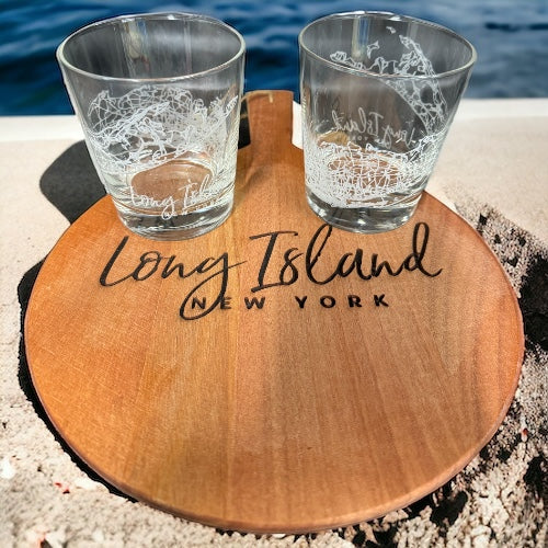 Long Island - Custom Engraved Cutting Board Set