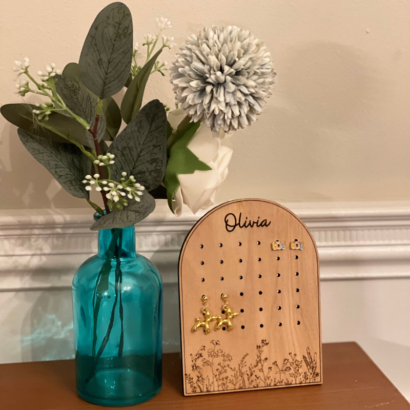 Customizable Arch Earring Stand