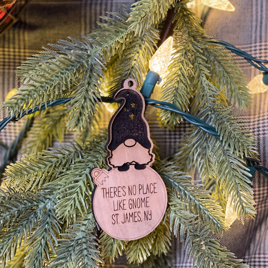 There's No Place Like Gnome Ornament
